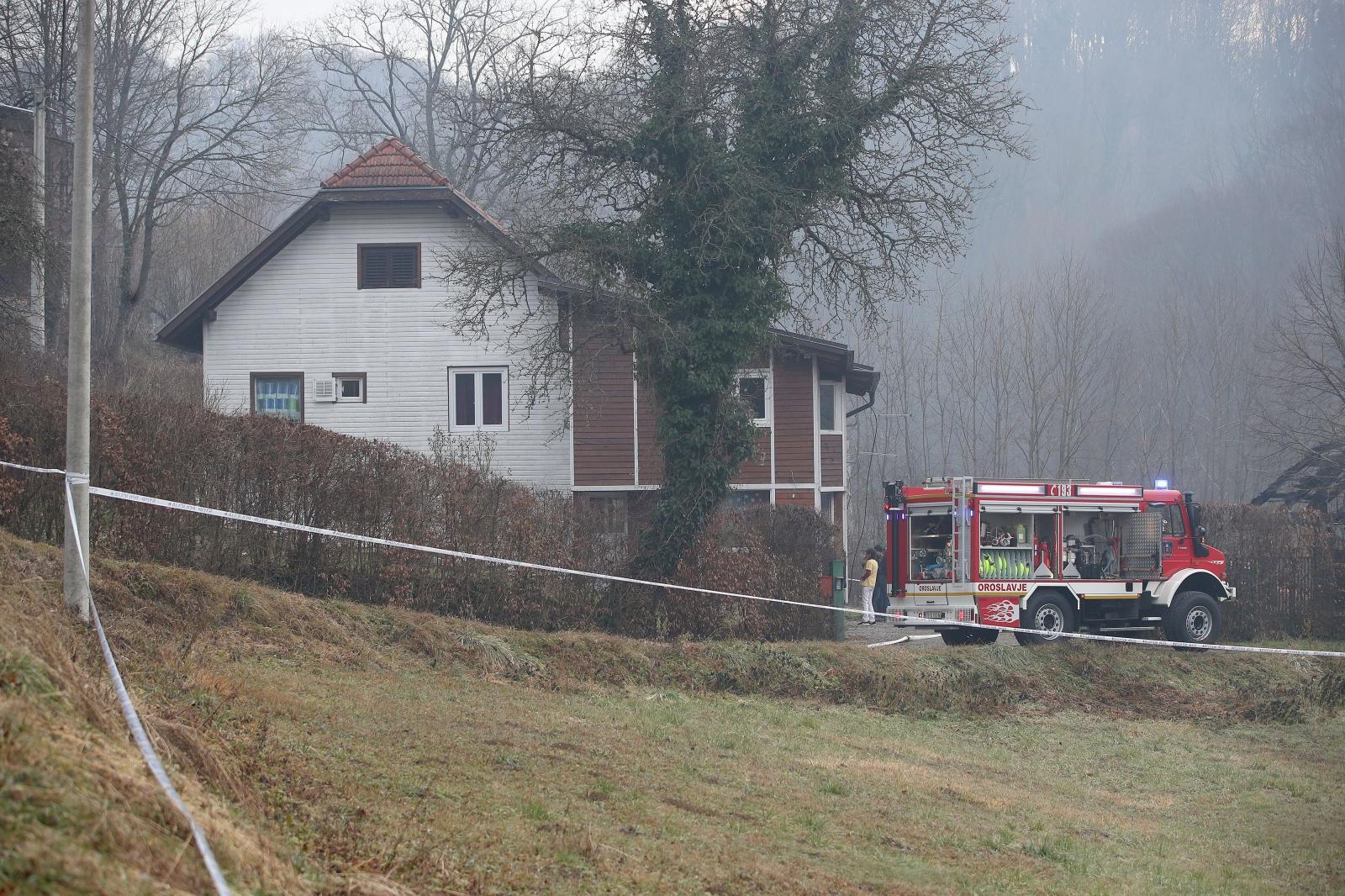 U staračkom domu u zagorskom Andraševcu u subotu rano ujutro izbio je požar.
