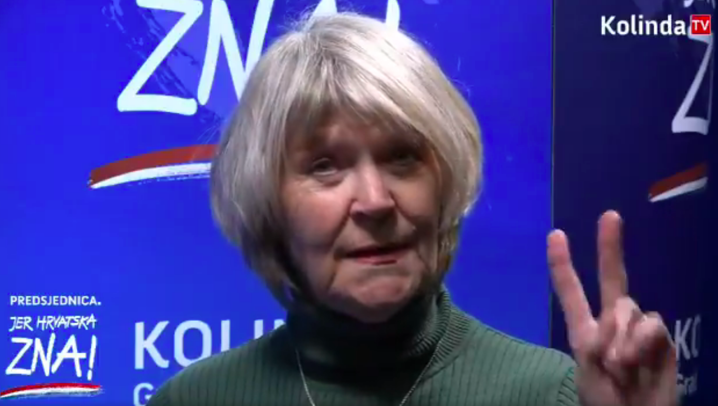 HDZ je upravo, posve ozbiljno i ponosno, objavio video u kojem osuđenica za terorizam podržava predsjednicu