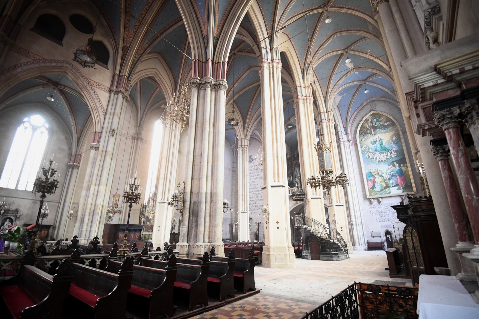 U podrhtavanju tla oštećena je i crkva u Čučerju župe Pohoda Blažene Djevice Marije.