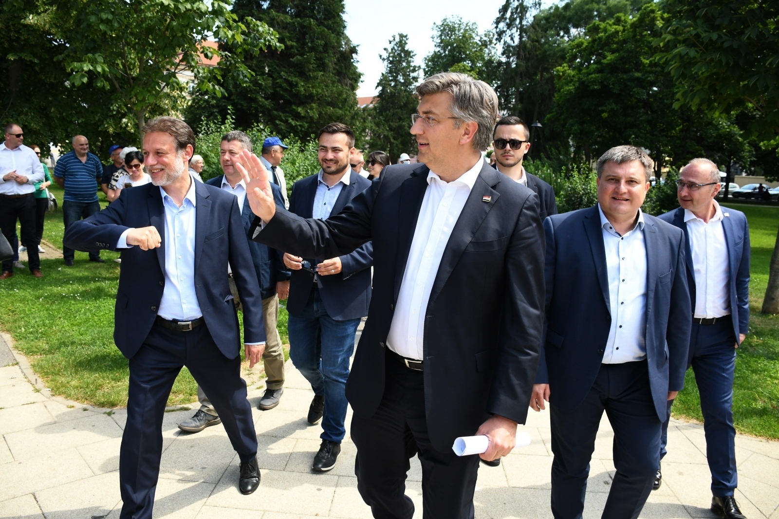 Premijer Andrej Plenković je danas bio u posjetu Bjelovarsko-bilogorskoj županiji.