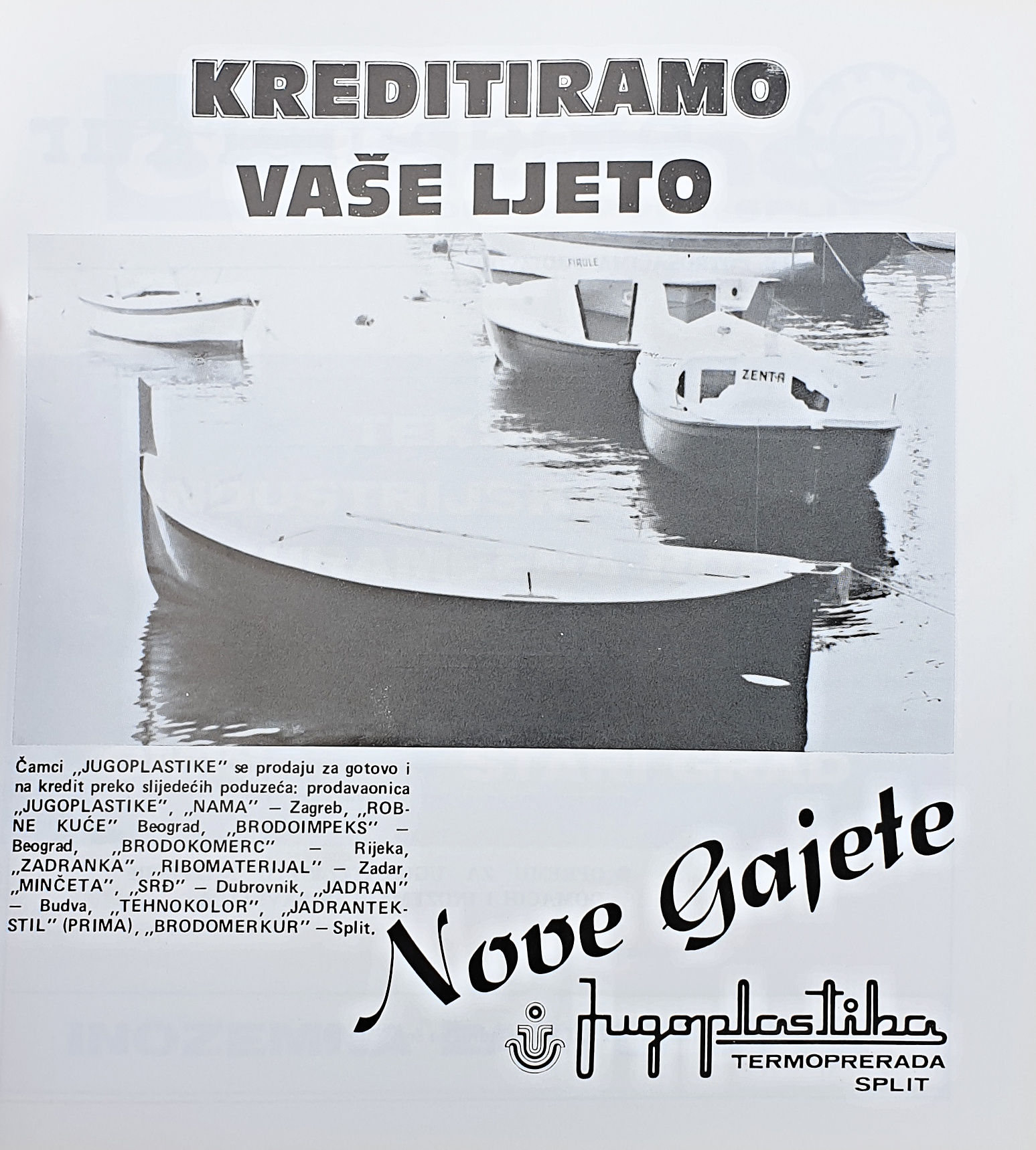 Jugoplastika, Split, 1974. godina