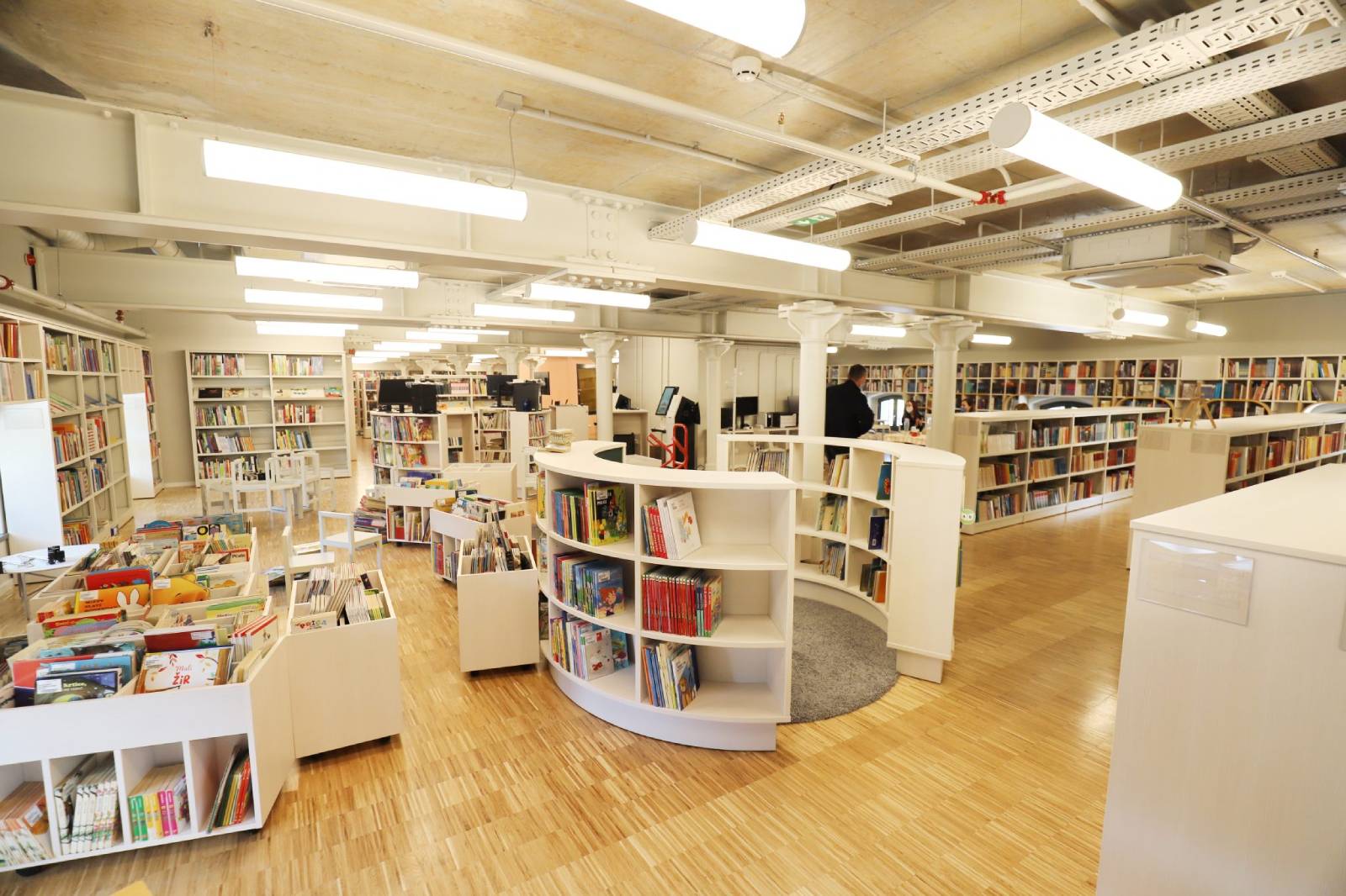 Na trećem katu je novi prostor Dječjeg odjela Gradske knjižnice "Stribor" s 32 tisuće knjiga. Foto: Dječja Kuća