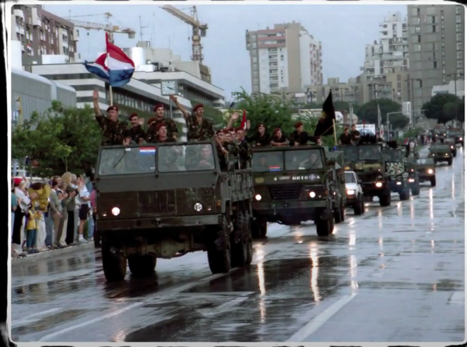 Doček 4. brigade HV, Split, 2. rujna, 1995.