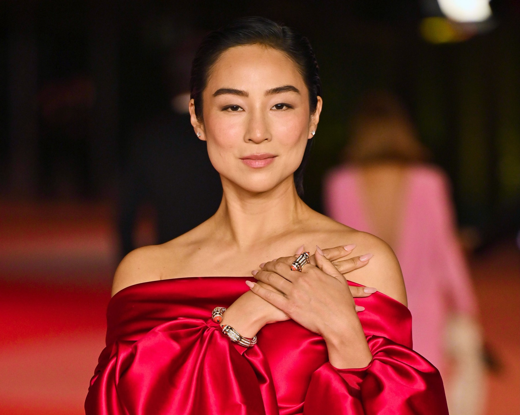 Greta Lee
Third Annual Academy Gala, Los Angeles, California, USA - 3 Dec 2023,Image: 826602218, License: Rights-managed, Restrictions: , Model Release: no