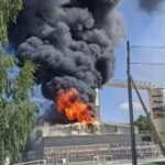 Buknuo veliki požar kod Daruvara, gori poznata tvornica