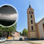 Foto. Na crkvi u Tesliću, u Republici Srpskoj, osvanuo skandalozan grafit koji poziva na ubijanje Hrvata