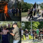 Foto. Zapaljeni Trnjanski kresovi, policija razdvaja antifašiste i prosvjednike, privedena aktivistica