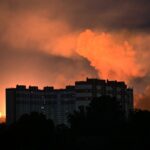 Ruski teror u Ukrajini. Raketom pogođen neboder u Kijevu, urušio se, šire se stravične snimke