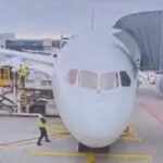 Video. Incident u zračnoj luci: avionu Lufthanse prije leta propao stajni trap, nekoliko ljudi ozlijeđeno