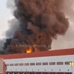 Stotine dronova probile obranu Moskve: gorjelo skladište nafte, plamen zahvatio i golemi logistički centar