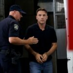 Foto. Darija Šimića s lisicama na rukama upravo priveli na ispitivanje u Uskok