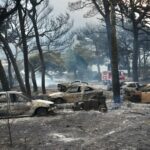 Foto. Jutro nakon kataklizme kod Omiša. Pogledajte što je učinila vatra, spaljene kuće i auti posvuda