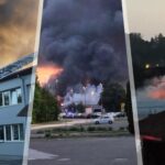 Video. Izvanredni sastanak Stožera civilne zaštite zbog buktinje u Karlovcu, objavljena snimka iz srca požarišta