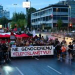 Tisuće ljudi prosvjedovale u Ljubljani zbog veleposlanstva Izraela, među njima i bivši predsjednik i ministrica