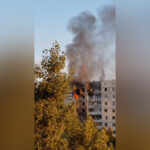 Video. Rusija dronom pogodila deveti kat stambene zgrade u Kijevu, poginula jedna osoba